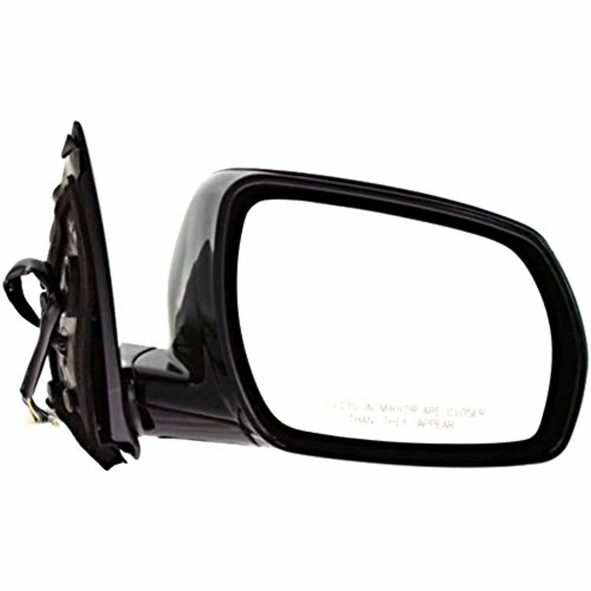 Coque de rétroviseur extérieur côté passager avec fonction chauffante et électrique, compatible avec l'ouverture mains libres, noire, pour Nissan Murano 2005-2007, référence NI1321180
