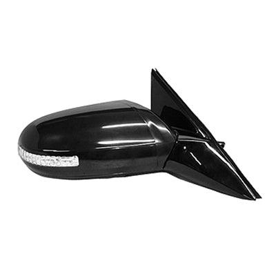Rétroviseur extérieur côté passager Nissan Maxima 2009-2014, électrique, chauffant, à mémoire, avec clignotant, référence PTM, NI1321213