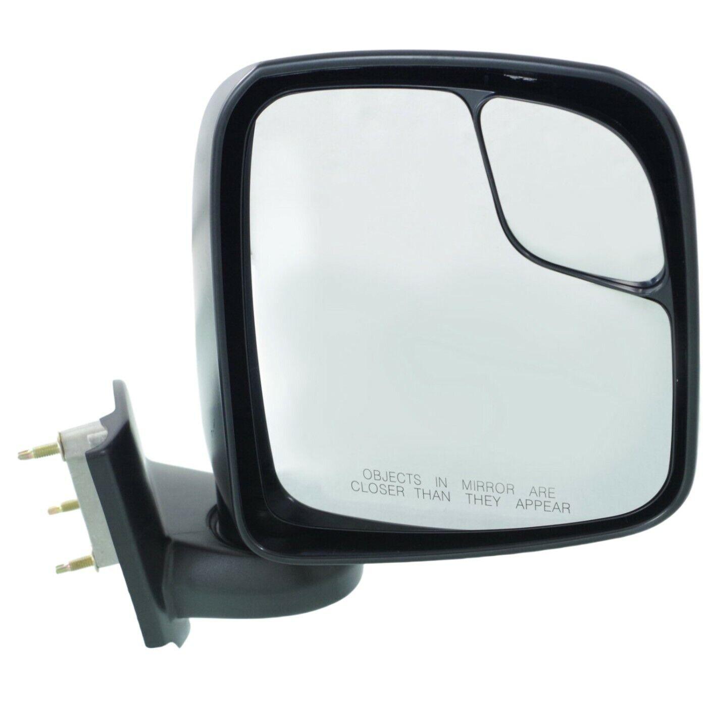Rétroviseur extérieur côté passager pour Nissan NV200 (2013-2021), boîte manuelle, finition texturée, référence NI1321245