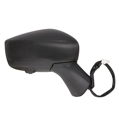 2015-2017 Nissan Versa Hatchback Mirror Passenger Side Power With Heated/Camera Manual Folding Convex S/S Plus/Sl/Sv