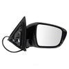2017 Nissan Pathfinder Mirror Passenger Side Power Without Heated Wsignal Manual Folding Convex Glass Ptm