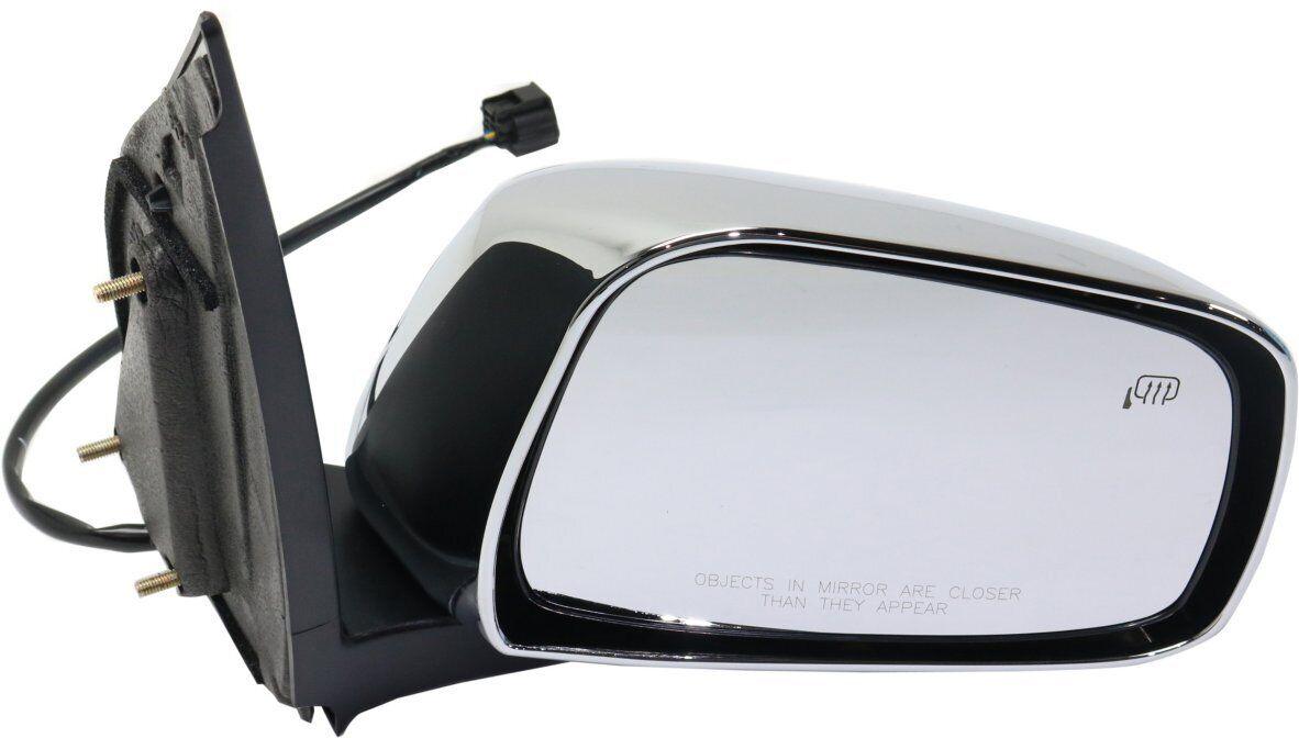 Rétroviseur extérieur côté passager, électrique et chauffant, chromé, pour Nissan Frontier 2011-2021, modèle Crew Cab SL, référence NI1321291