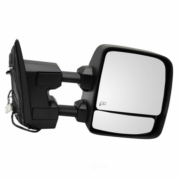 2017-2021 Nissan Titan Mirror Passenger Side Power Heated Textured Black Without Dimming Glass With Signal/Puddle Lamp/Tow Style