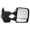 2016-2021 Nissan Titan Xd Mirror Passenger Side Power Heated Without Dimming Glass With Blind Spot/Signal/Puddle Lamp/Tow Style