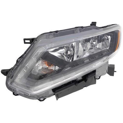 2014-2016 Nissan Rogue Head Lamp Driver Side Halogen Usa Built With Led Drl Economy Quality