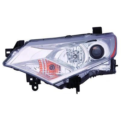 2012-2017 Nissan Quest Head Lamp Driver Side Halogen From 4/12/12