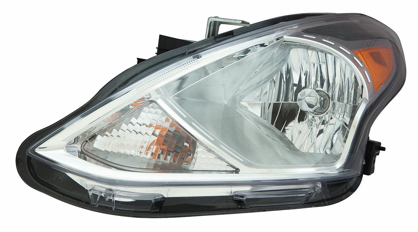 Phare avant gauche (côté conducteur) pour Nissan Versa Sedan 2015-2019, halogène haute qualité, NI2502230