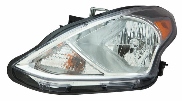 2015-2019 Nissan Versa Sedan Head Lamp Driver Side Halogen High Quality