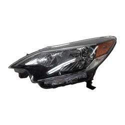2017-2019 Nissan Versa Hatchback Head Lamp Driver Side Halogen With Black Bezel High Quality