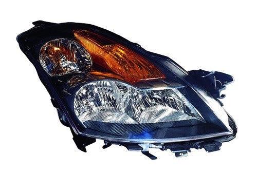 Phare avant côté passager pour Nissan Altima Sedan 2007, halogène, boîtier noir, NI2503166V