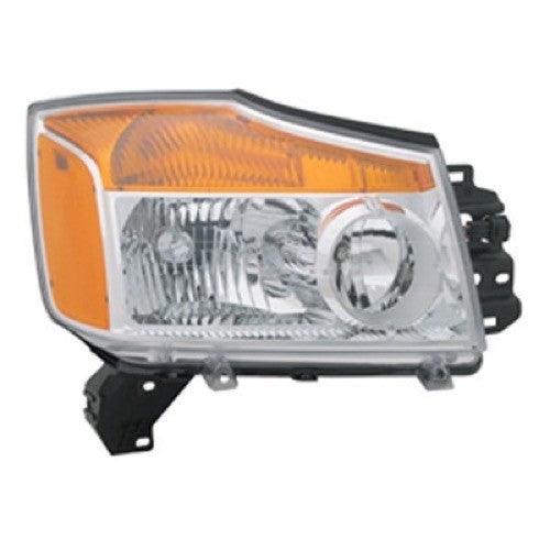 Phare avant côté passager pour Nissan Titan 2008-2015, haute qualité, NI2503168