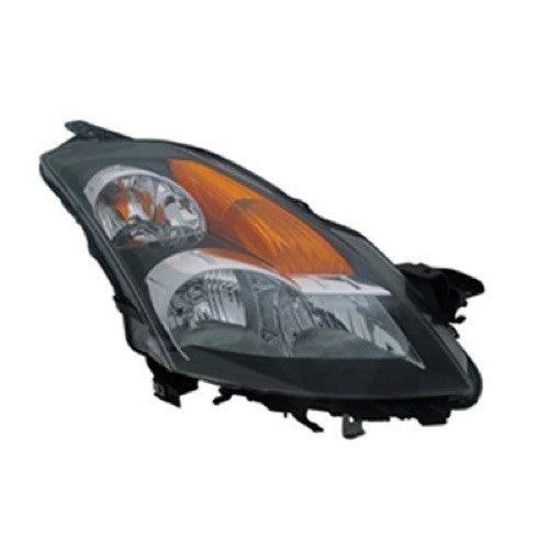 2007-2009 Nissan Altima Hybrid Head Lamp Passenger Side With Gray Bezel Economy Quality