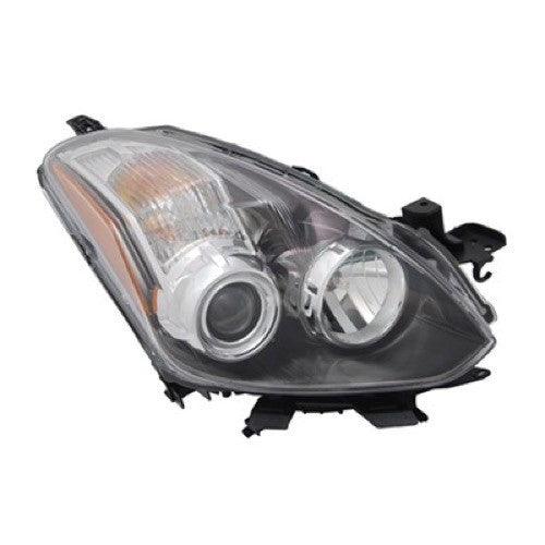 Phare avant côté passager pour Nissan Altima Coupé 2010-2013, ampoule halogène, référence Ni2503191C - Hunt Parts