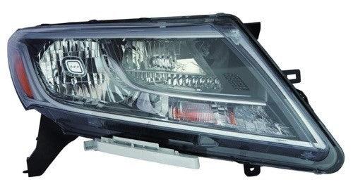 Phare avant côté passager Nissan Pathfinder 2013-2016 halogène, enjoliveur chromé, Ni2503221C - Hunt Parts