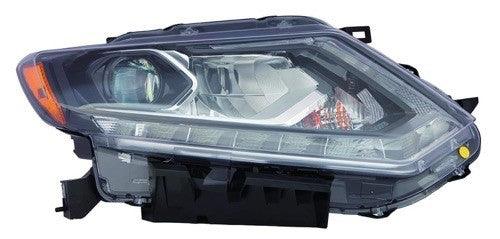 Phare avant côté passager pour Nissan Rogue 2014-2016, à LED avec feux de jour à LED haute qualité, NI2503228