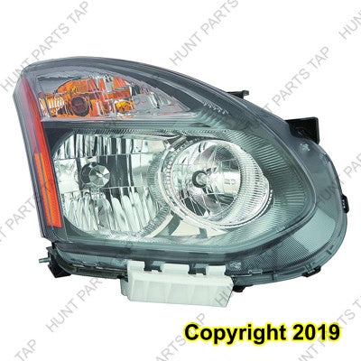 Head Lamp Passenger Side Nissan Rogue 2014-2015 Halogen With Black Bezel Select Japan Built High Quality , Ni2503231