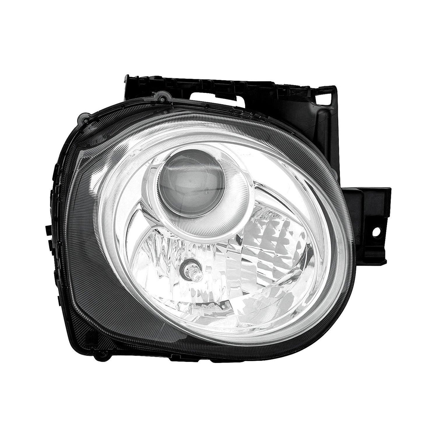 Phare avant côté passager pour Nissan Juke 2015-2017 (rond), halogène haute qualité, NI2503236