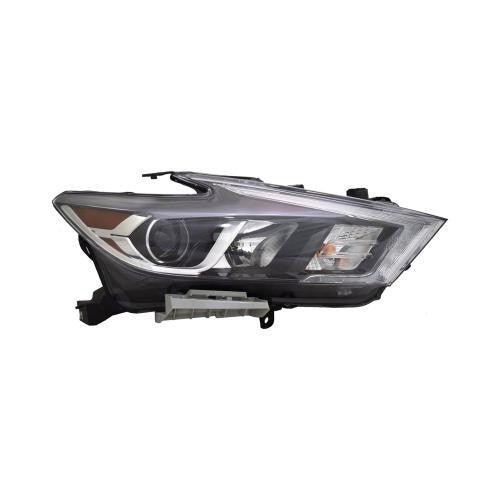 Phare avant côté passager Nissan Maxima 2016-2018 LED SR/Platine, Ni2503240C - Hunt Parts