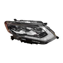 Head Lamp Passenger Side Nissan Rogue 2017-2018 Led Capa , Ni2503256C