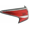 2015 Nissan Altima Tail Lamp Driver Side Without Led Economy Quality