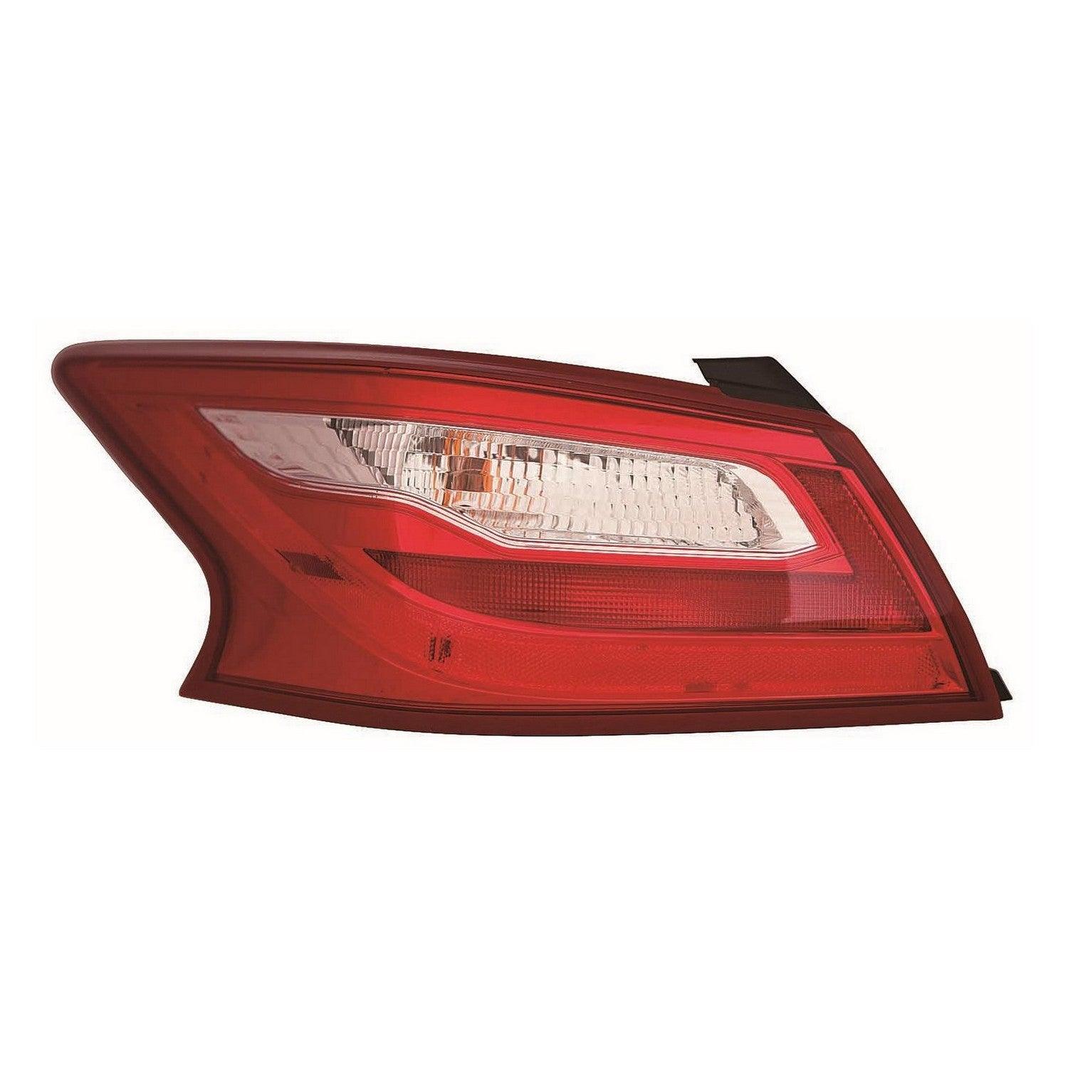 Feu arrière côté conducteur pour Nissan Altima 2017-2018, modèle SR, avec contour rouge foncé, qualité économique, NI2804111U