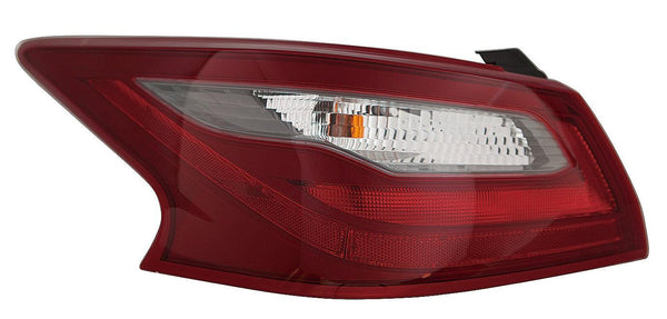 2018 Nissan Altima Tail Lamp Driver Side Without Smoke Housing Economy Quality