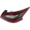 2017-2018 Nissan Altima Sedan Tail Lamp Passenger Side Sr Model With Dark Red Bezel High Quality