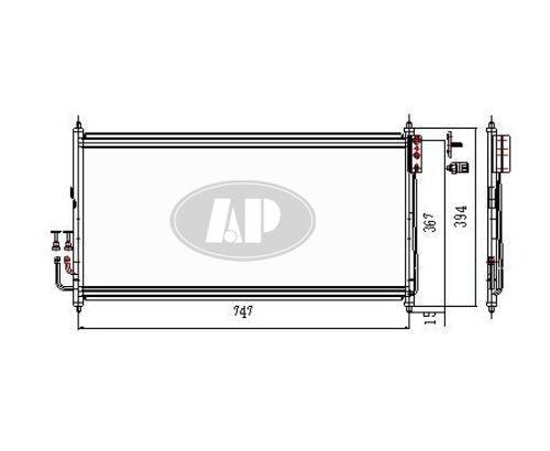 Condenseur Nissan Murano 2003-2007 3248, NI3030153