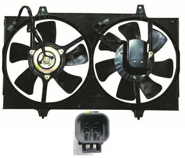 1998-2001 Nissan Altima Sedan Radiator Fan Assembly