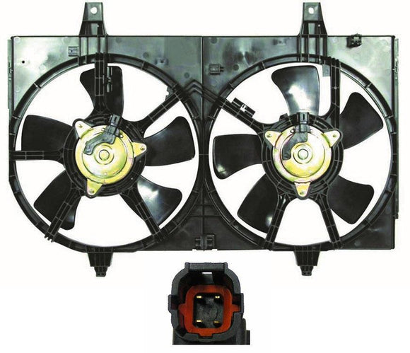 2002-2003 Nissan Maxima Cooling Fan Assembly