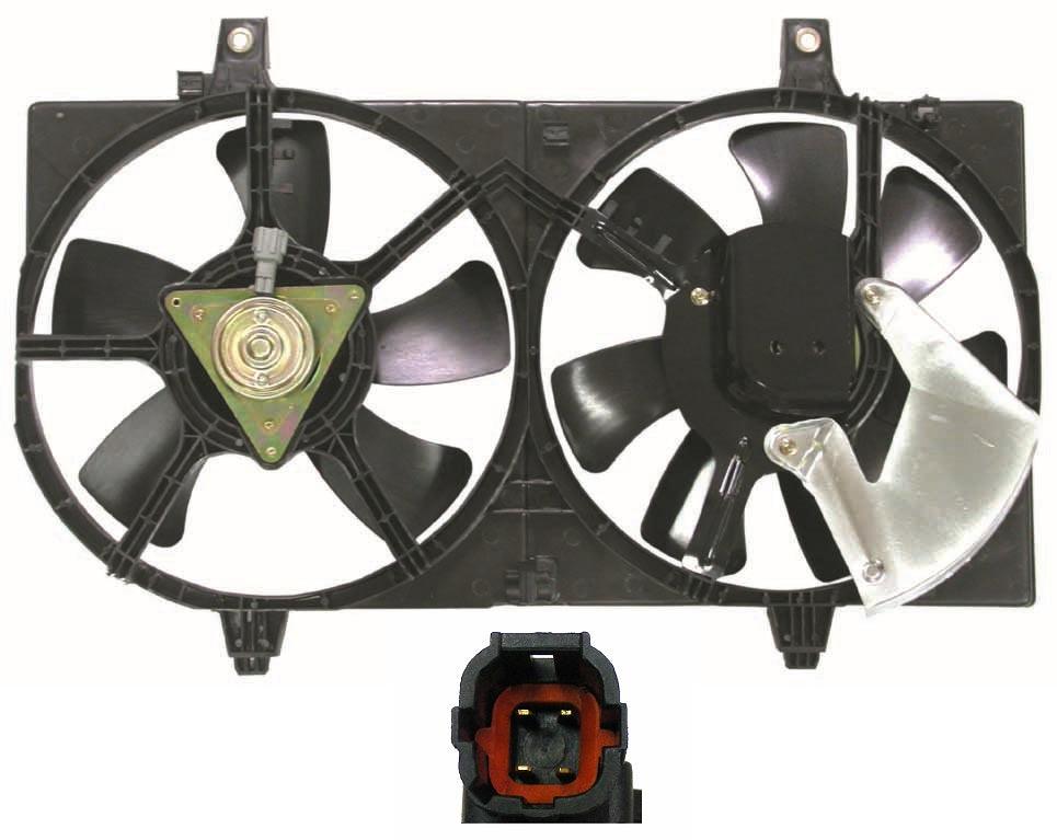 Ensemble ventilateur de refroidissement Nissan Sentra 2002-2006, moteur 1.8L, qualité économique, NI3115123U