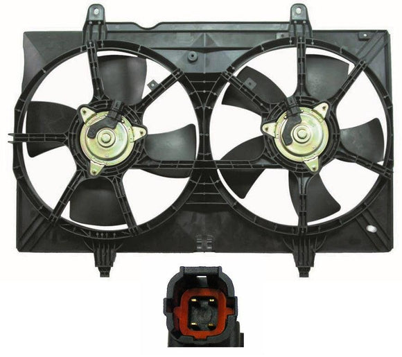 2004-2008 Nissan Quest Cooling Fan Assembly