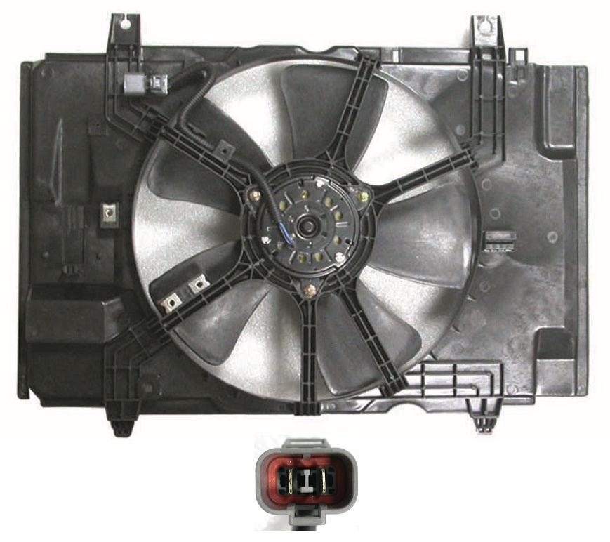 Ensemble ventilateur de refroidissement Nissan Versa 2007-2012 Berline 07-11 / Hatchback 07-12, qualité économique, NI3115135U