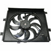 2011-2014 Nissan Juke Cooling Fan Assembly 1.6L Without Control
