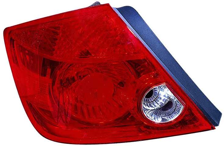 Feu arrière côté conducteur Scion TC 2005-2007, rouge/transparent, référence SC2818102C - Hunt Parts