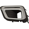 2019-2021 Subaru Forester Fog Lamp Bezel Front Driver Side Chrome/Textured Black Use With Led Fogs Touring Model 