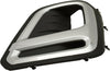 2019-2021 Subaru Forester Fog Lamp Bezel Front Passenger Side Chrome/Textured Black Use With Led Fogs Touring Model 