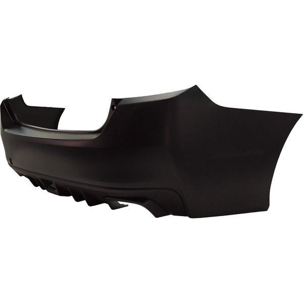 2015-2020 Subaru Wrx Sti Bumper Rear Primed With Textured Lower Without Sensor Sedan 