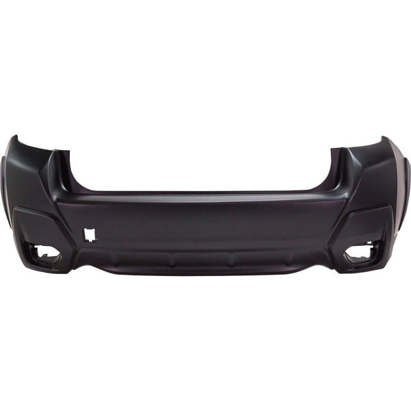 2018-2021 Subaru Crosstrek Bumper Rear Primed With Textured Without Sensor Capa 