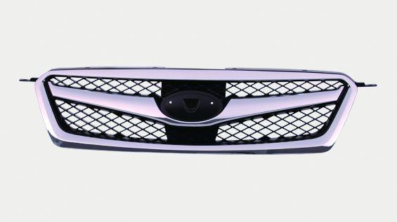 2010-2012 Subaru Legacy Grille Chrome/Black Sedan 
