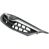 2010-2011 Subaru Impreza Grille Matte-Black With Moulding Silver Gray 