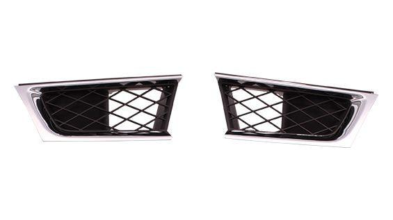 2006-2007 Subaru Impreza Grille Driver Side Outer Matt-Black With Chrome Mldg (Impreza/Outback) 