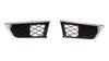 2006-2007 Subaru Impreza Grille Driver Side Outer Matt-Black With Chrome Mldg (Impreza/Outback) 