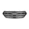 2015-2017 Subaru Outback  Grille Painted Silver Gray With Chrome Moulding 