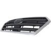 2015-2017 Subaru Legacy Grille Matte Dark Gray With Silver Gray Moulding 