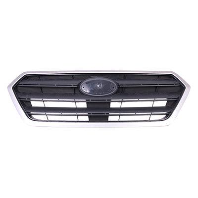 2015-2017 Subaru Legacy Grille Matte Dark Gray With Silver Gray Moulding 