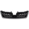 2014-2016 Subaru Forester Grille 2.5L Matte Dark Gray With Painted Gray Moulding 