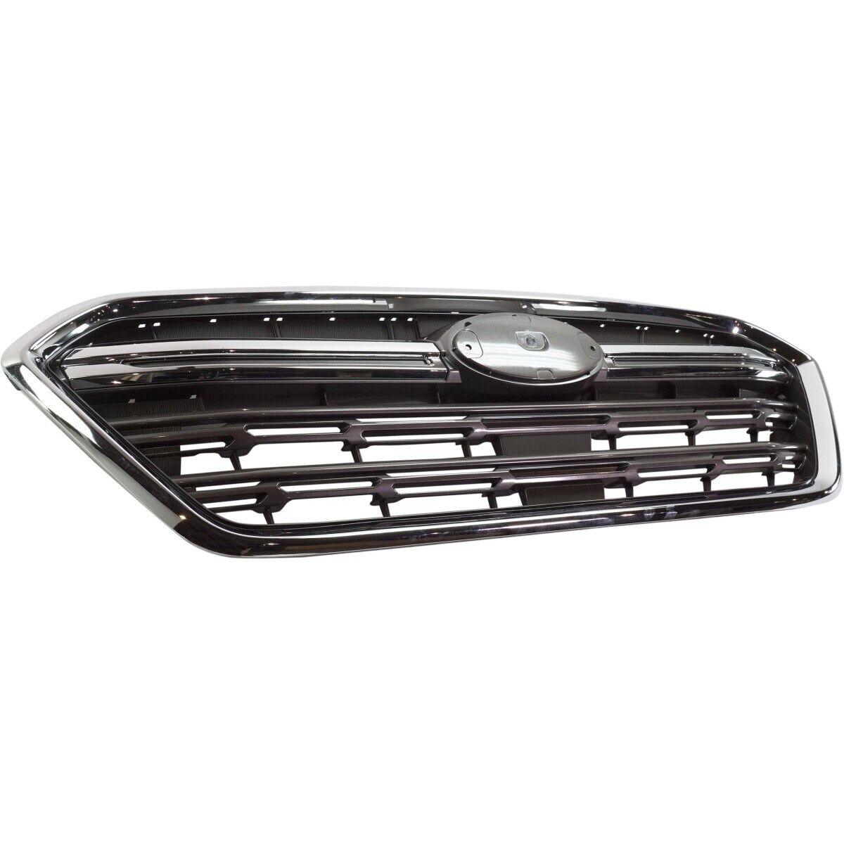 Calandre avant gris foncé avec moulure chromée pour Subaru Outback 2018-2019, SU1200172