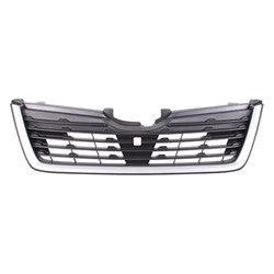 2019-2021 Subaru Forester Grille Matte Black With Silver Moulding Base/Premium Model 