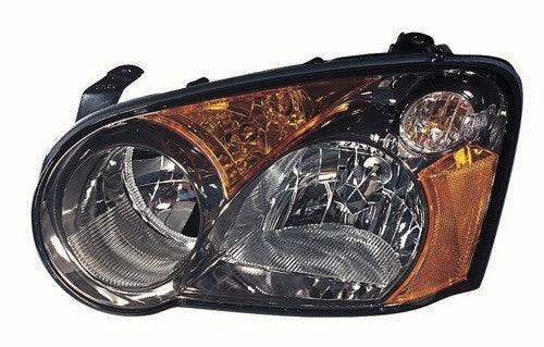 2005 Subaru Impreza Head Lamp Driver Side Without Hid Black High Quality 